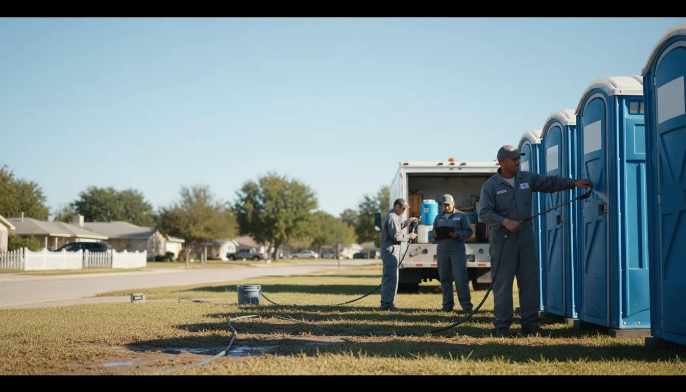 Long-Term Portable Toilet Rental in Rochelle, VA near me